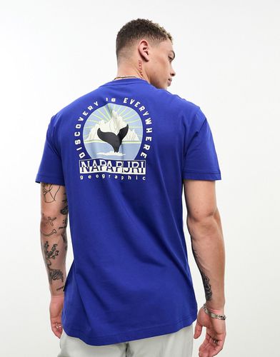 Hill - T-shirt imprimé au dos - Napapijri - Modalova