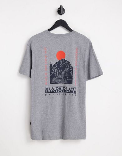 Quintino - T-shirt imprimé au dos - clair - Napapijri - Modalova
