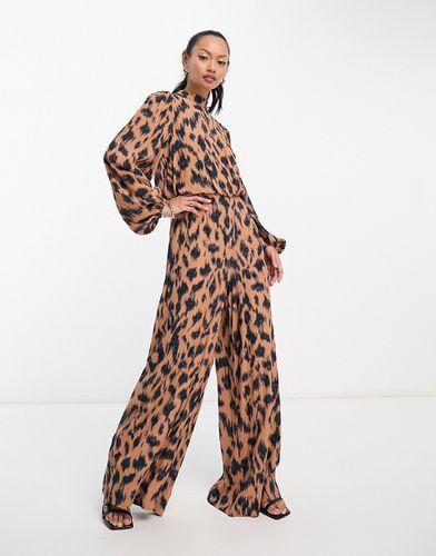 Combinaison ample à imprimé léopard - Never Fully Dressed - Modalova