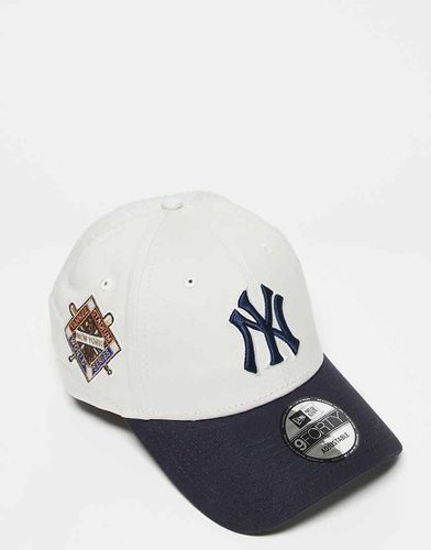 Forty - Casquette contrastante à logo NY Yankees - Blanc - New Era - Modalova