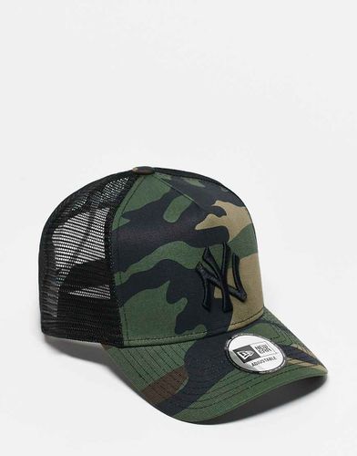 Forty - Casquette style camionneur contrastante NY Yankees - Camouflage - New Era - Modalova