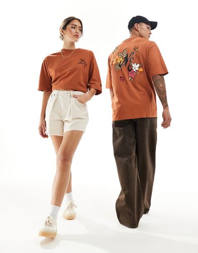T-shirt unisexe avec imprimé broderies au dos - New Era - Modalova
