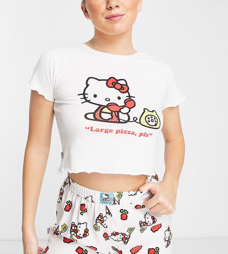 Exclusivité - Ensemble de pyjama Hello Kitty avec t-shirt et short - New Girl Order - Modalova