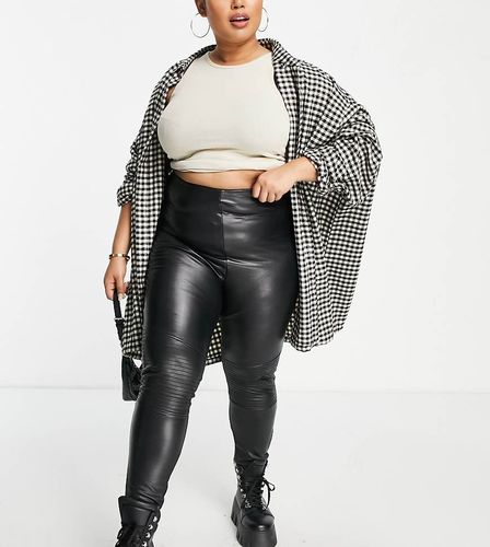 New Look Curve - Legging en imitation cuir - New Look Plus - Modalova