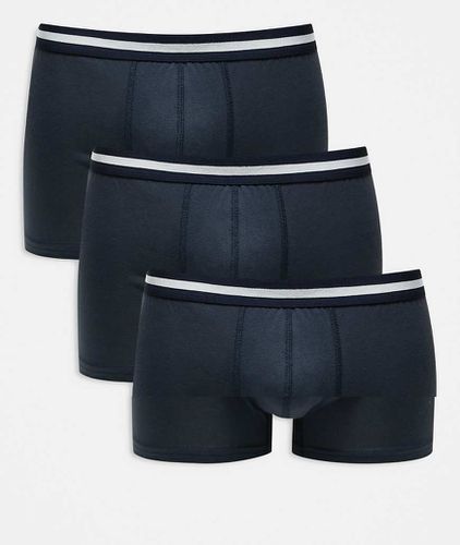 Lot de 3 boxers avec taille rayée - New Look - Modalova