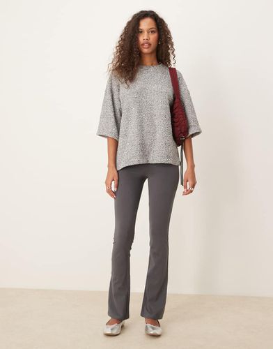 New Look - Legging évasé - Gris - New Look - Modalova