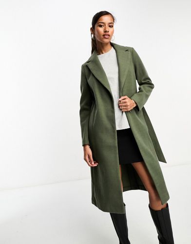 Manteau à capuche - Kaki - New Look - Modalova