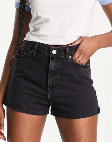 New Look - Short mom en jean - Noir - New Look - Modalova