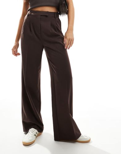 Pantalon ample et ajusté - foncé - New Look - Modalova