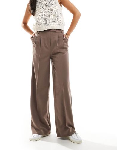 Pantalon large ajusté - Vison - New Look - Modalova