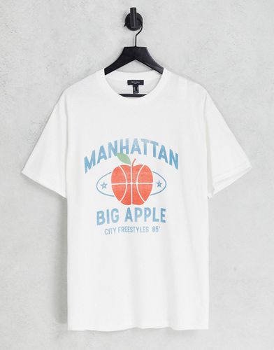 T-shirt à inscription Manhattan - New Look - Modalova