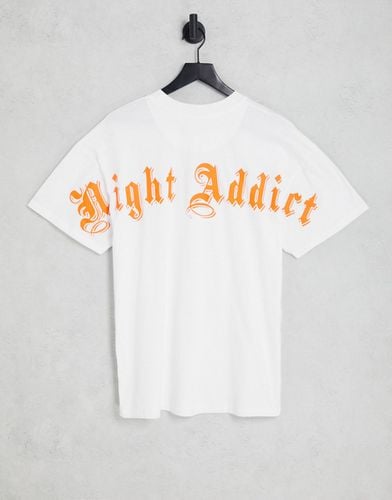 T-shirt avec logo imprimé au dos - Night Addict - Modalova