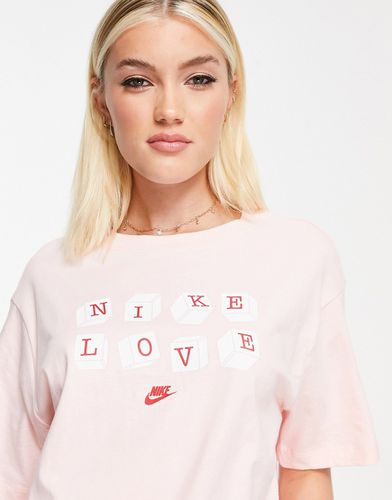 T-shirt coupe masculine à inscription Love » - Nike - Modalova