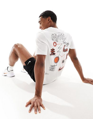 T-shirt avec imprimé Work Out au dos - Nike Training - Modalova