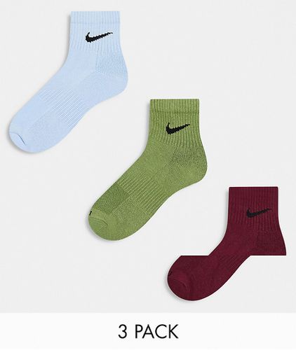 Cush - Lot de 3 paires de chaussettes unisexes - Noir - Nike Training - Modalova