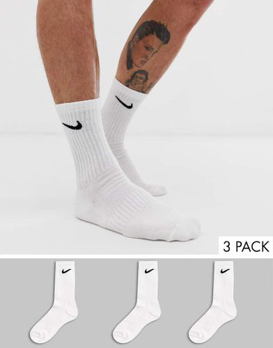 3 Paires de Chaussettes Enfant Nike Performance Cushioned Crew Noir