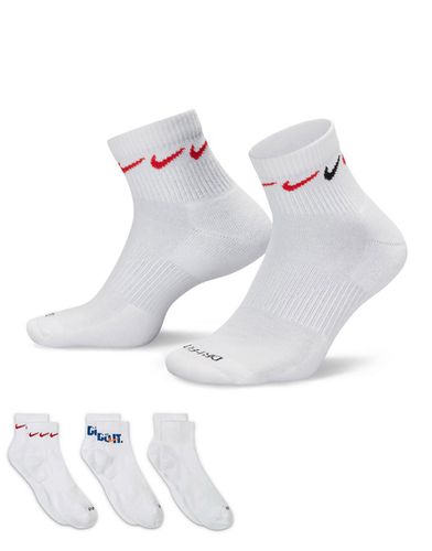 Plus - Everyday Cushioned - Lot de 3 paires de chaussettes à motif - Nike Training - Modalova