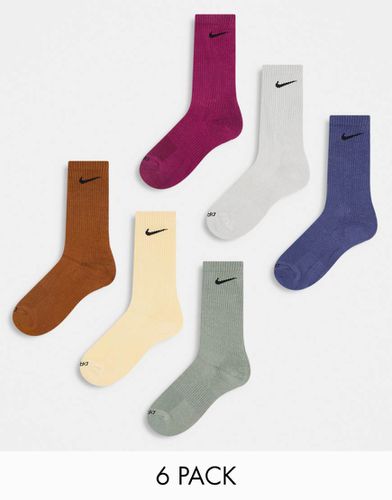 Plus - EveryDay - Lot de 6 paires de chaussettes rembourrées - Nike Training - Modalova