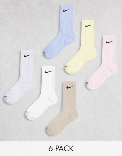 Plus - EveryDay - Lot de 6 paires de chaussettes rembourrées - Nike Training - Modalova