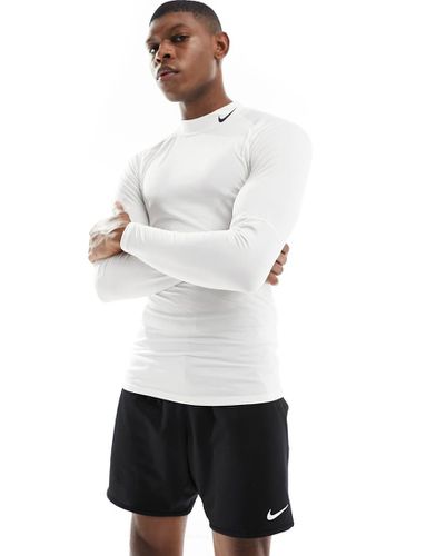 Pro - T-shirt ajusté à manches longues et col montant - Nike Training - Modalova