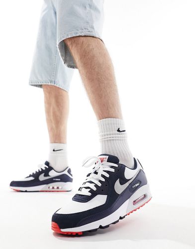 Air Max 90 - Baskets - /blanc/rouge - Nike - Modalova