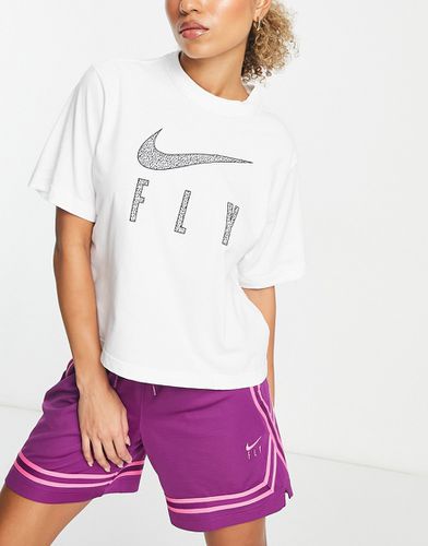 Fly - T-shirt coupe carrée à logo virgule - Nike Basketball - Modalova