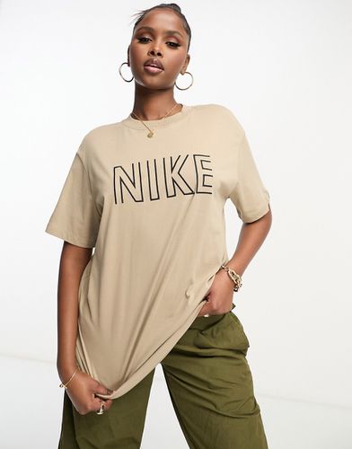 Dance - T-shirt coupe boyfriend à logo - Kaki - Nike - Modalova
