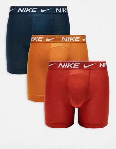 Dri-Fit Ultra comfort - Lot de 3 boxers - Rouge/orange/bleu marine - Nike - Modalova