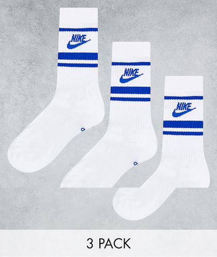 Everyday Essential - Lot de 3 paires de chaussettes - et bleu - Nike - Modalova