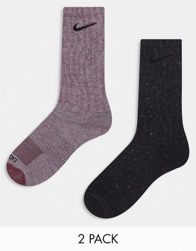 Everyday Plus - Lot de 2 paires de chaussettes - Nike - Modalova