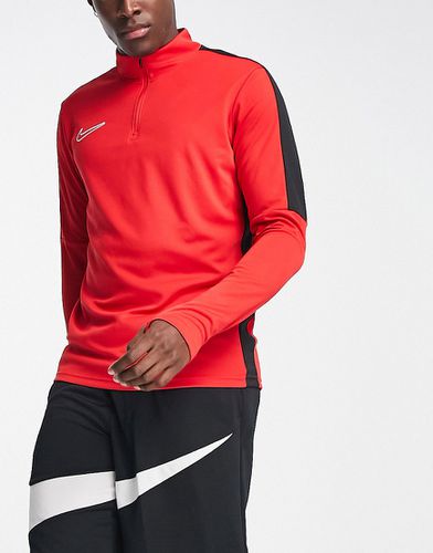 Academy - Top en tissu Dri-Fit avec col zippé et empiècement - Nike Football - Modalova