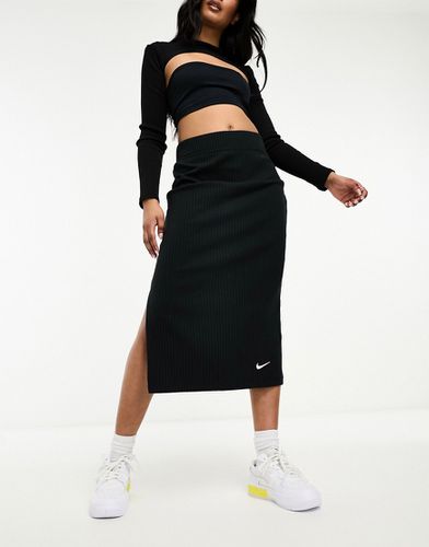 Jupe mi-longue en jersey côtelé - Nike - Modalova