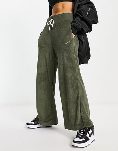 Pantalon large en tissu éponge - Kaki cargo - Nike - Modalova