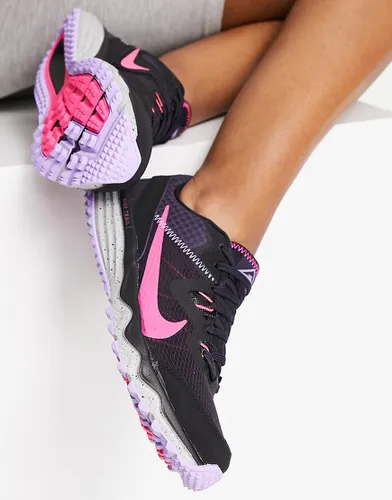 Juniper Trail - Baskets - Noir et rose - Nike Running - Modalova