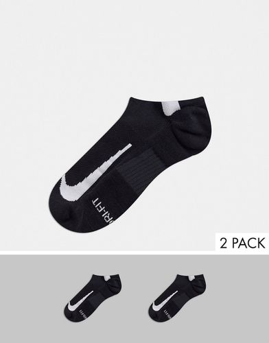 Lot de 2 paires de chaussettes unisexes invisibles - Nike Running - Modalova