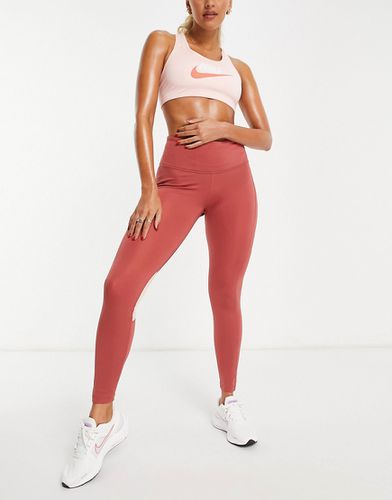 Run Fast - Legging 7/8 en tissu Dri-FIT à logo classique et virgule et taille mi-haute - Nike Running - Modalova
