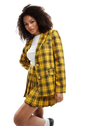 Iconic Clueless - Blazer ajusté d'ensemble à carreaux - Something New - Modalova