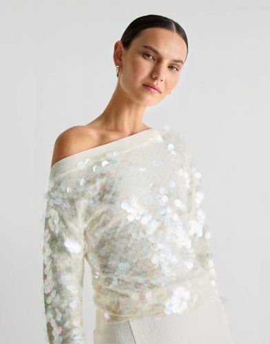 Pull  sequins oversize - cru - Scalpers - Modalova