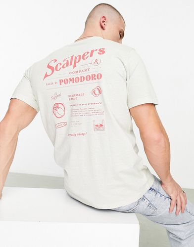 T-shirt avec motif Pomodoro - clair - Scalpers - Modalova