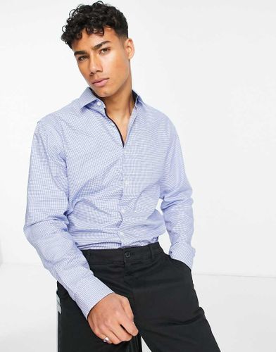 Chemise coupe slim à carreaux vichy - Selected Homme - Modalova