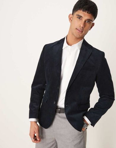 Blazer à simple boutonnage en velours côtelé - Selected Homme - Modalova