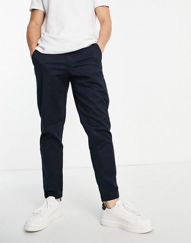 Pantalon chino coupe slim fuselée - Bleu - Selected Homme - Modalova