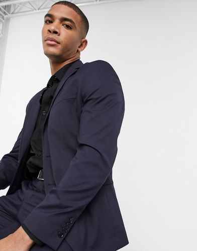 Veste de costume stretch coupe slim - Bleu - Selected Homme - Modalova