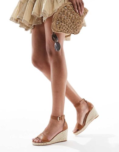 Amber - Espadrilles  talon et semelle compense - Fauve - Seqwl - Modalova