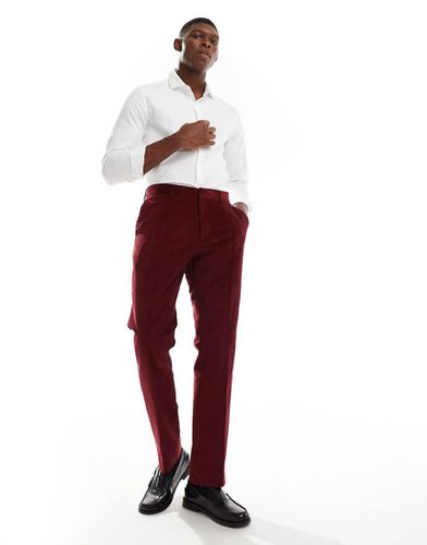 Shelby and Sons - Pantalon d'ensemble ajusté en velours côtelé - intense - Shelby & Sons - Modalova