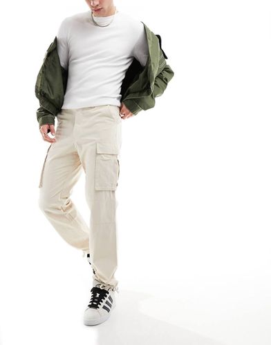 Pantalon cargo style tactique - Beige - Sixth June - Modalova