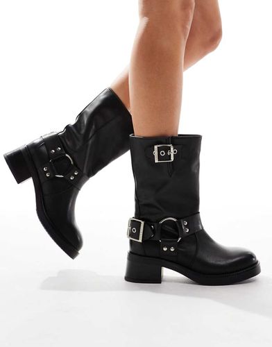 Blessing - Bottes style motard en cuir - Steve Madden - Modalova