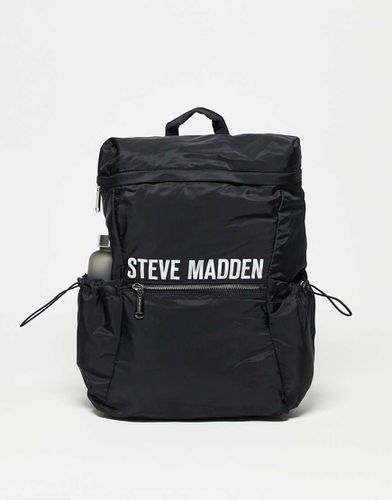 Sac à dos griffé avec gourde - Noir - Steve Madden - Modalova