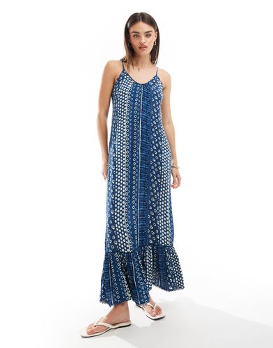 Robe de plage caraco longue - shibori - Superdry - Modalova