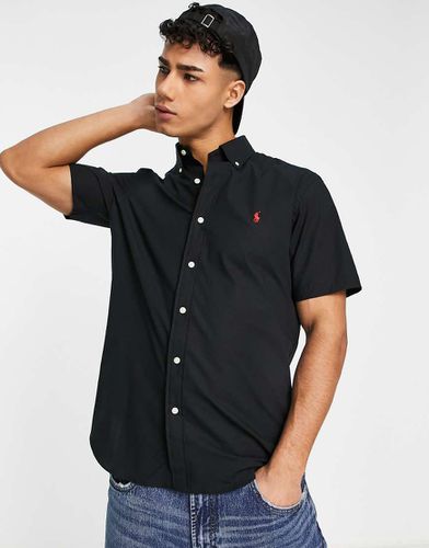 Chemise classique en popeline à manches courtes et logo emblématique - Polo Ralph Lauren - Modalova